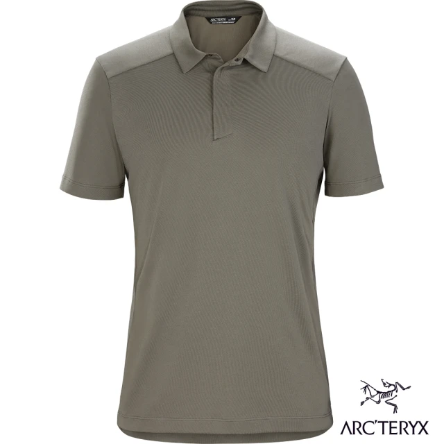 【Arcteryx 始祖鳥】男 Eris 有機棉 短袖 POLO衫(糧草綠)