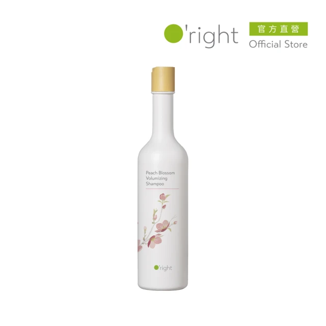 【O right 歐萊德】桃花豐盈洗髮精400ml