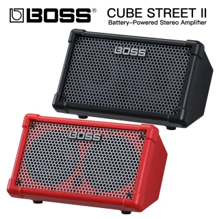 【BOSS】CUBE Street II 傾斜面新款/電池供電便攜式立體聲吉他擴大音箱/兩色可供選擇(CUBE Street II 新款)