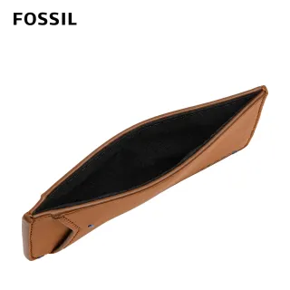 【FOSSIL】Joshua 仙人掌純素皮革卡夾-棕色 ML4461231