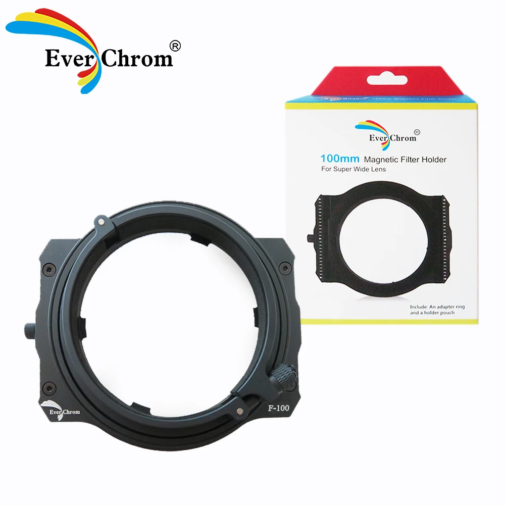 【EverChrom 彩宣】F-100方形濾鏡磁吸支架適用Fujifilm 8-16mm F2.8鏡頭―內附磁鐵框