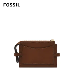 【FOSSIL】Kier 仙人掌純素皮革卡夾零錢包-咖啡色 SL6557200