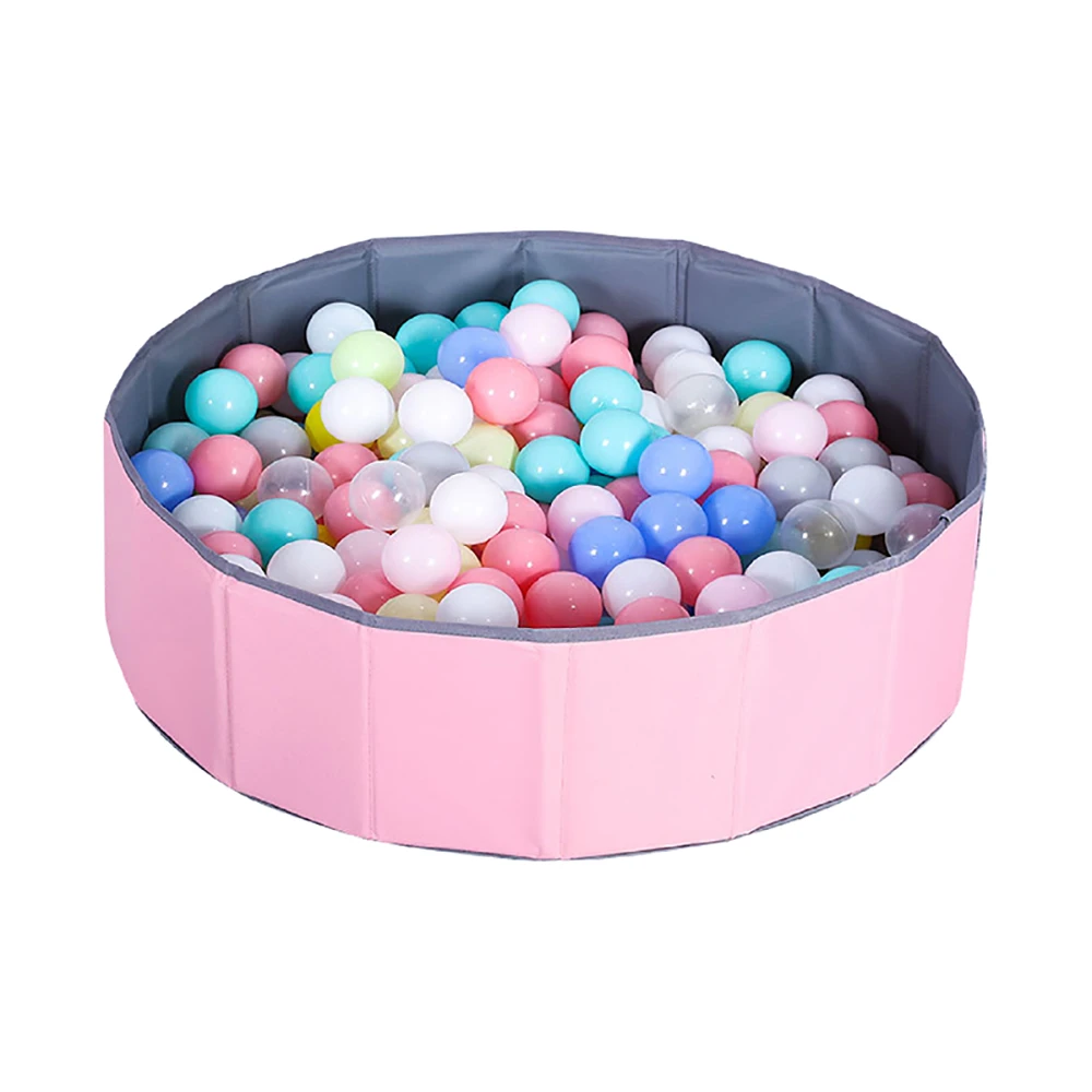 【Finger Pop 指選好物】兒童摺疊球池+海洋球100顆(海洋球池 摺疊球池 兒童遊戲池 球池 折疊遊戲池)