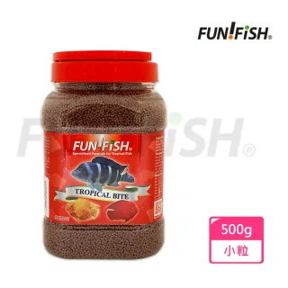 Fun Fish 養魚趣 觀賞性熱帶魚揚色飼料 小粒500g 適合金魚及一般熱帶魚類食用 Momo購物網