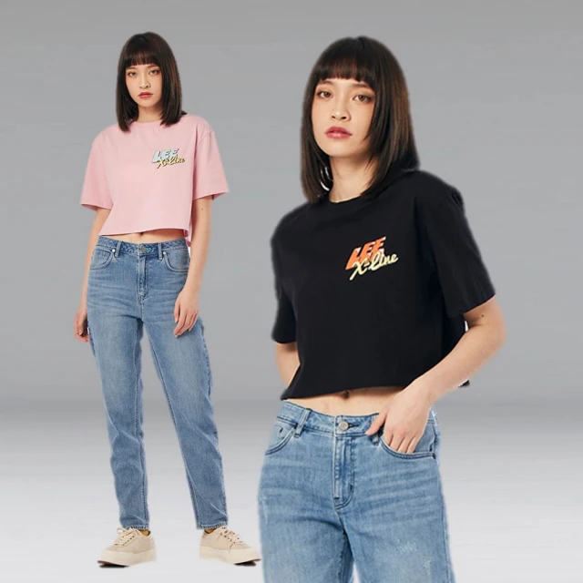 【Lee】X-LINE 短版 女短袖T恤-共2色(X-LINE 系列)