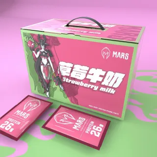 【MARS 戰神】水解乳清蛋白(草莓牛奶/60入)