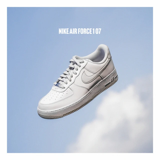 NIKE 耐吉【NIKE 耐吉】休閒鞋 Air Force 1 07 男鞋 白 淺灰色 經典 皮革 板鞋 AF1(DH7561-103)