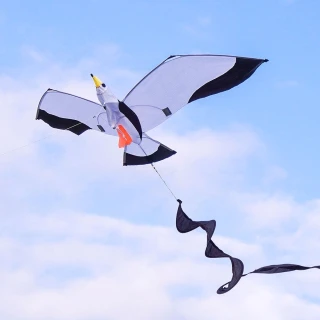 【888ezgo】3D立體海鷗造型風箏（140*204）（全配/附150米輪盤線）