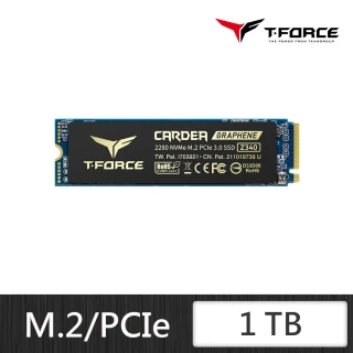 【Team 十銓】T-FORCE CARDEA ZERO Z340 1TB M.2 PCIe SSD 固態硬碟