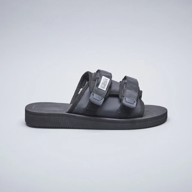 【SUICOKE】MOTO-CAB OG-056CAB 黑色 抗菌內裡 魔鬼氈 輕量 薄款 拖鞋 SK21056CABBK