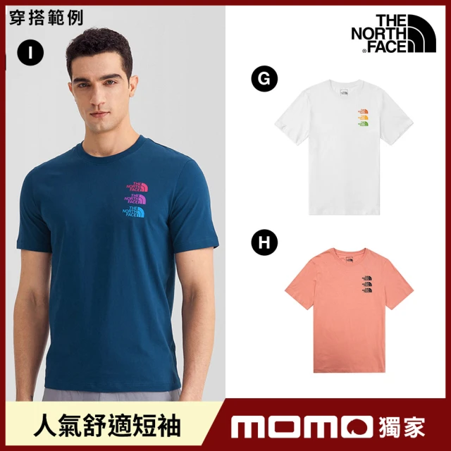 【The North Face】舒適透氣-男女款經典短袖T恤(多款可選)