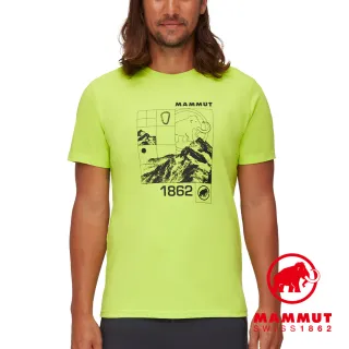 【Mammut 長毛象】Mammut Core T-Shirt Men Tiles 輕便機能短袖T 男款 淺萊姆綠 #1017-04060(網路獨家限定)