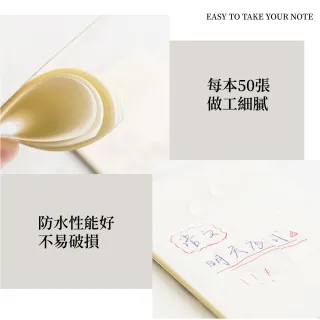 日韓考試筆記透明便利貼(防水 反复粘貼 便條紙 文具 辦公室 學生)