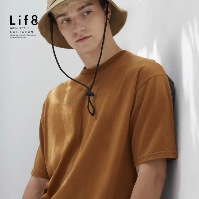 Life8【Life8】Casual MIT 設計剪接 印花短袖上衣(10603)