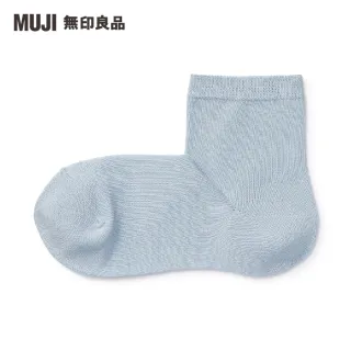 【MUJI 無印良品】女棉混足口寬鬆舒適直角短襪(共7色)