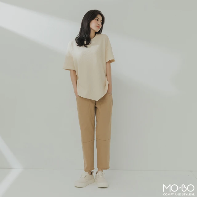 MO-BO【MO-BO】MIT休閒系華夫格布上衣(上衣)