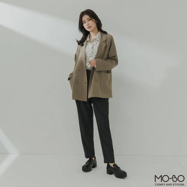 MO-BO【MO-BO】知性美大口袋連袖西裝外套(外套)