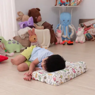 【Leafbaby】100%天然乳膠兒童枕 1入(寶貝夢想國)