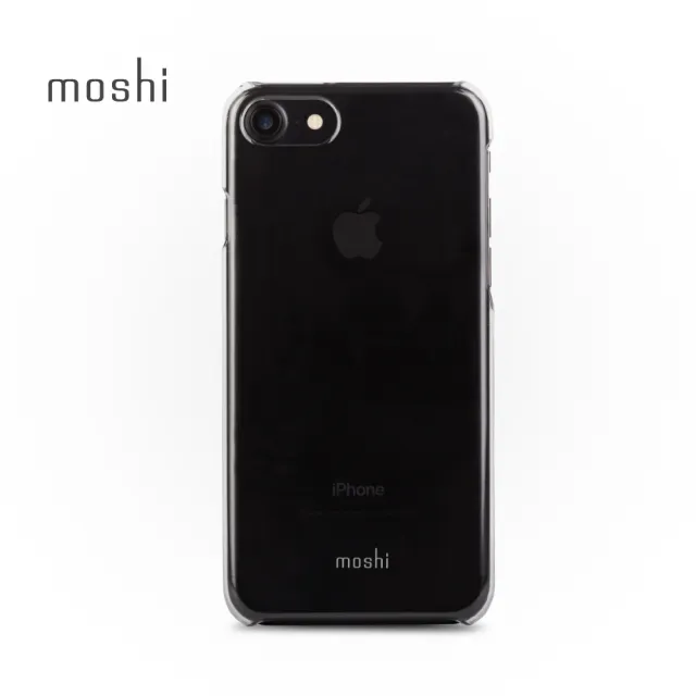 【moshi】XT Black for iPhone 7/8 Plus 明超薄保護背殼（黑色）