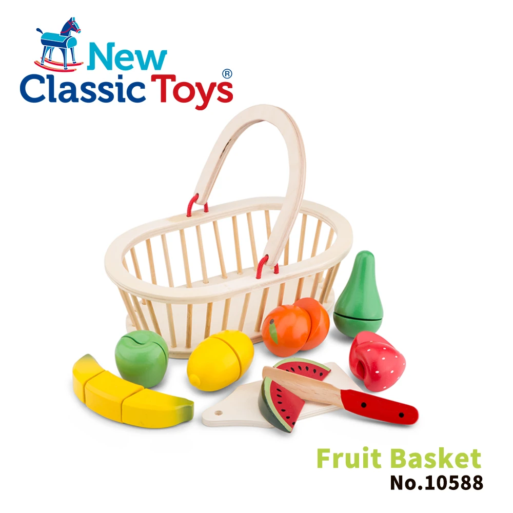 【荷蘭New Classic Toys】水果籃切切樂(10588)