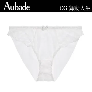 【Aubade】舞動人生蕾絲無痕三角褲-OG(牙白)