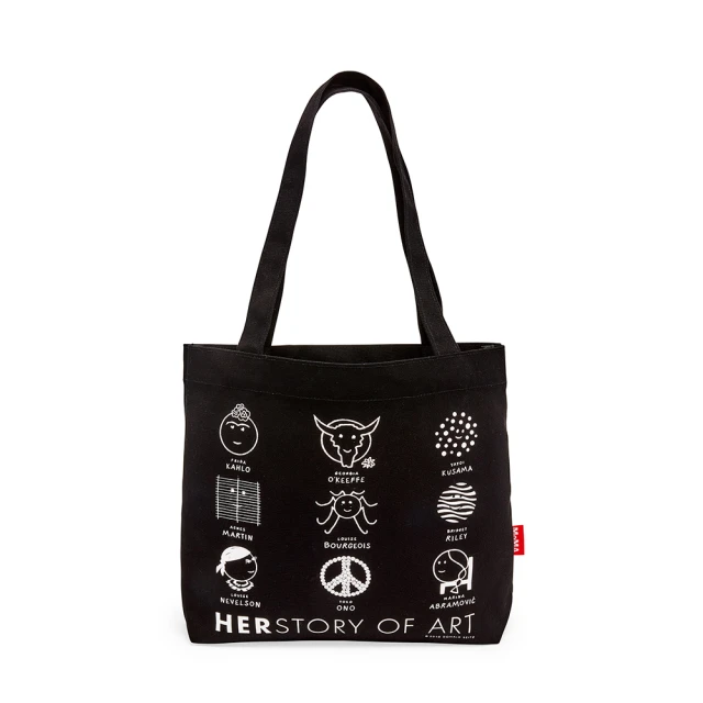 【Fubon Art 富邦藝術】MoMA美術館 她們的藝術史 插畫環保袋(穿搭 袋子 托特包 側背包)