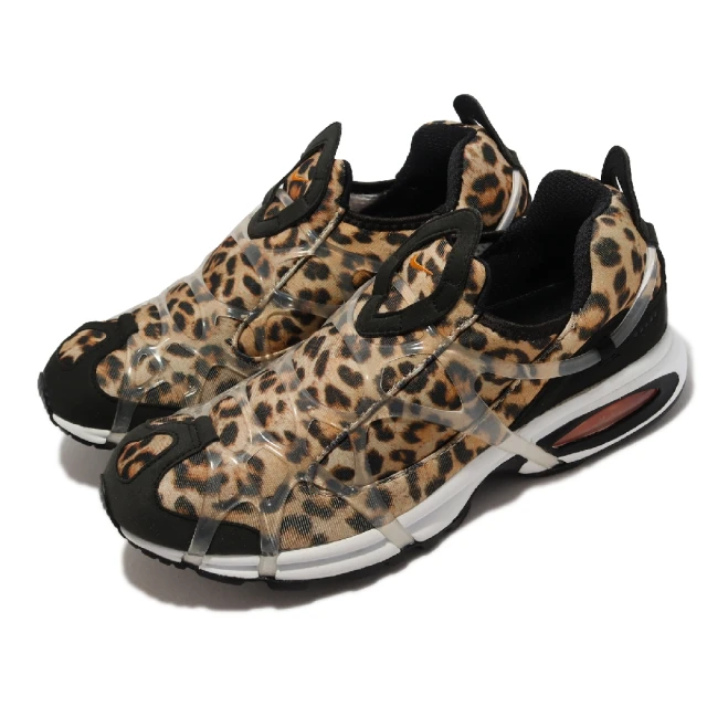 NIKE 耐吉【NIKE 耐吉】休閒鞋 Air Kukini SE 男鞋 女鞋 黑 豹紋 Leopard 襪套 氣墊 動物紋(DJ6418-001)