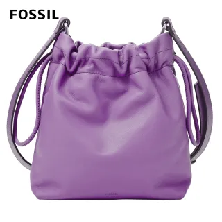 【FOSSIL】Gigi 真皮束口雲朵包-紫色 ZB1628520