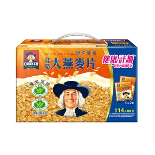 【QUAKER桂格】大燕麥片(37.5gx14包/盒)