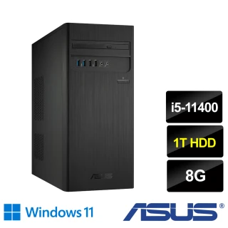 【ASUS 華碩】H-S500TC i5六核文書電腦(i5-11400/8G/1T HDD/Win11)