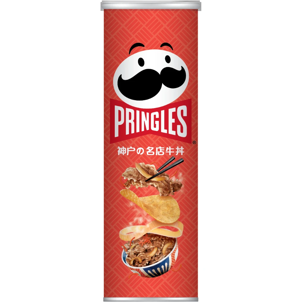 【Pringles 品客】品客洋芋片-神戶名店牛丼風味洋芋片110g