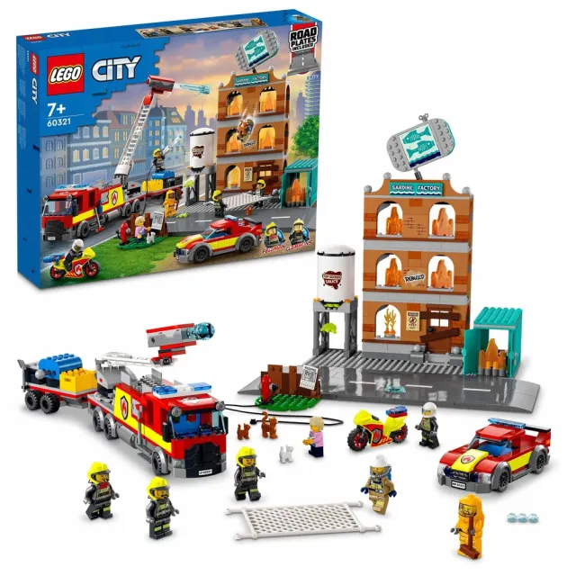 Lego 樂高 城市系列 消防隊 玩具車消防車 Momo購物網