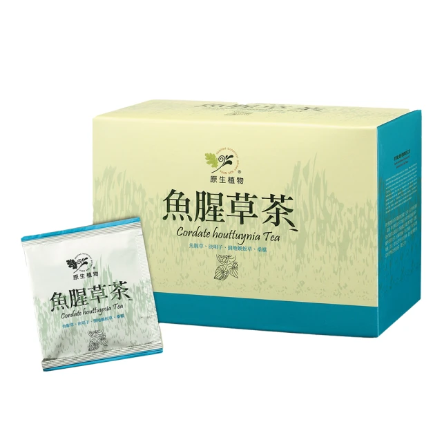 【台東原生應用植物園】魚腥草茶-有機栽種x2盒(5gx20包/盒)