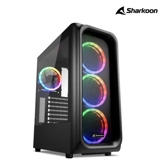 【Sharkoon 旋剛】TK5M RGB ATX電腦機殼(支援TYPE-C)