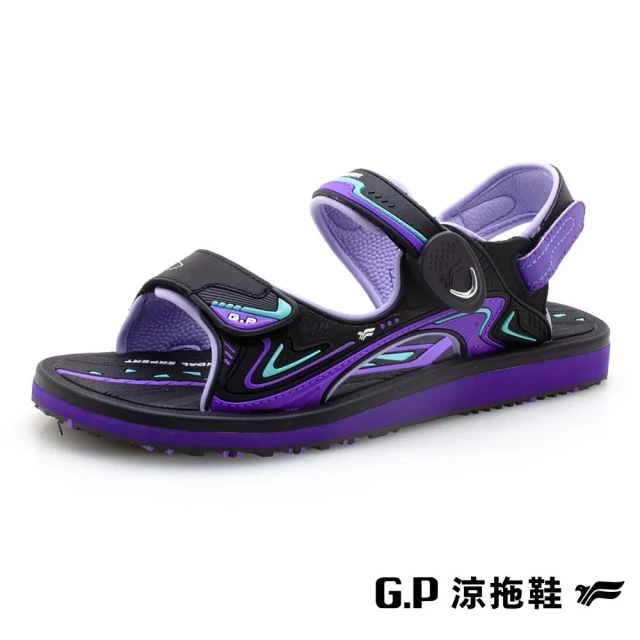 【G.P】高彈力舒適兩用涼拖鞋 女鞋(紫色)