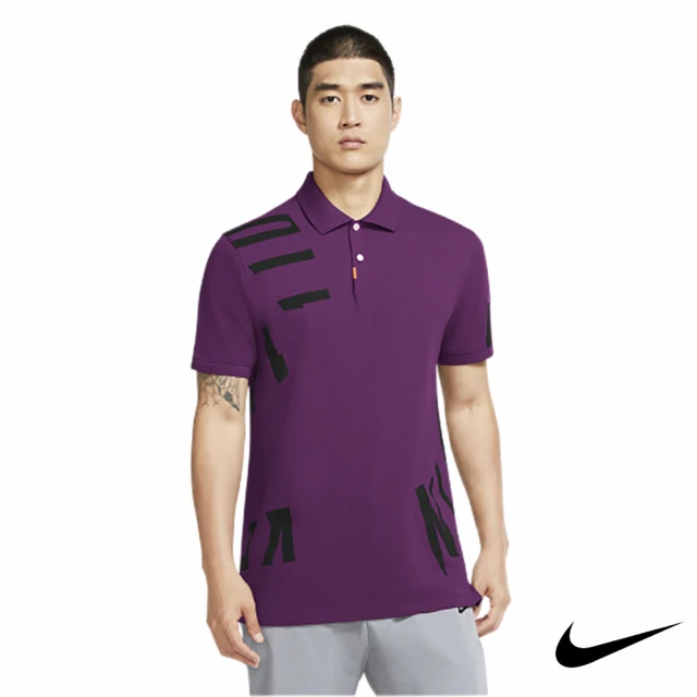 NIKE 耐吉【NIKE 耐吉】Nike Golf 男 印花短袖POLO衫 紫(Nike Golf 男 印花短袖POLO衫 紫)