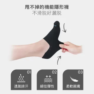 【MarCella 瑪榭】MIT-足弓加強透氣運動隱形襪(後跟止滑/足弓包覆/棉襪)