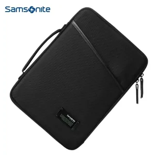 【Samsonite 新秀麗】Samsonite DENDI-ICT BP5*006 14吋可手提黑色筆電收納包(電腦包)