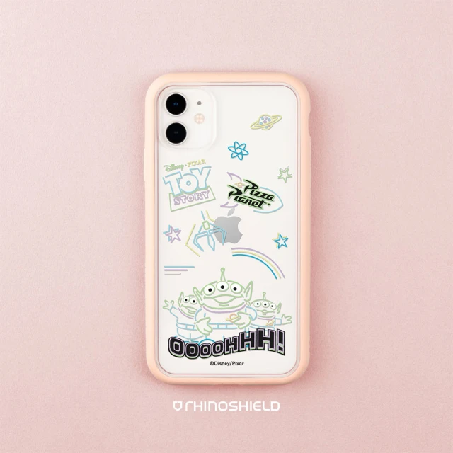 【RhinoShield 犀牛盾】iPhone X/Xs/XR/Xs Max系列 Mod NX手機殼/玩具總動員-Oooohhh 霓虹世界(迪士尼)