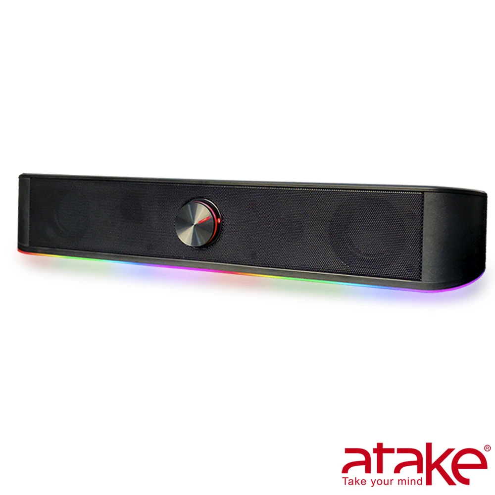 【ATake】S20 多媒體立體聲霸喇叭(RGB喇叭/電腦喇叭/燈效喇叭/長型喇叭)