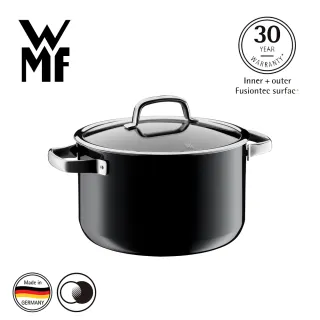 【德國WMF】Fusiontec 德國製高身湯鍋 24cm 6.4L(黑色)