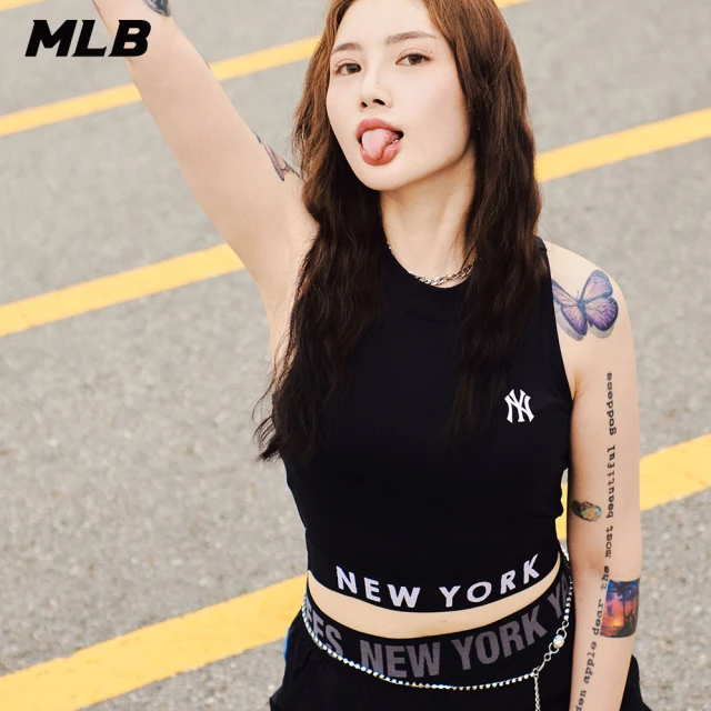 MLB【MLB】女版運動背心 紐約洋基隊(3FTK08023-50BKS)