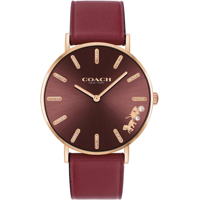 COACH【COACH】奢華晶鑽時尚腕錶-36mm(14503851)