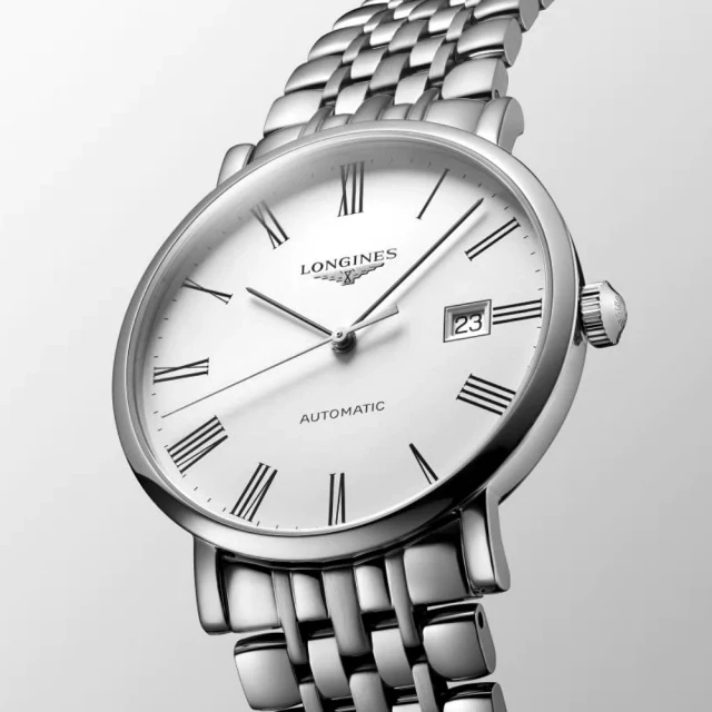 【LONGINES 浪琴 官方授權】優雅系列 經典機械腕錶 / 39mm(L4.910.4.11.6)