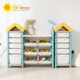 【kikimmy】玩具屋造型大容量多層置物櫃儲物櫃收納整理櫃(兩色可選)