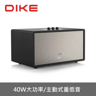 【DIKE】鳴揚 多功能一體式 40W 木質 藍牙喇叭(DS606BK)