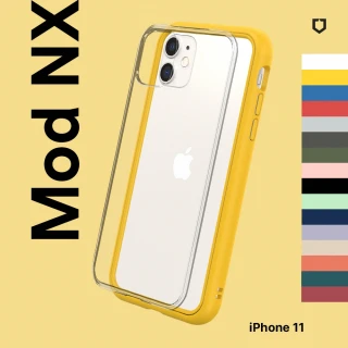 【RhinoShield 犀牛盾】iPhone 11 6.1吋 Mod NX 邊框背蓋兩用手機保護殼(獨家耐衝擊材料 原廠貨)