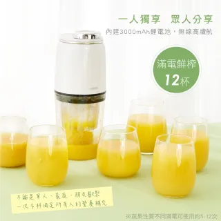 【KINYO】隨行蔬果慢磨機/榨汁機(JR-673)
