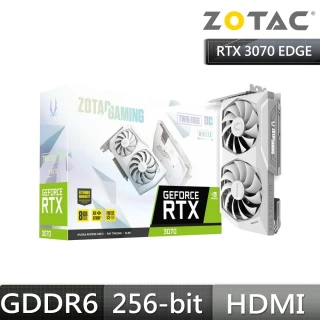 【ZOTAC 索泰】GAMING GeForce RTX 3070 Twin Edge OC White Edition LHR 顯示卡(鎖算力)