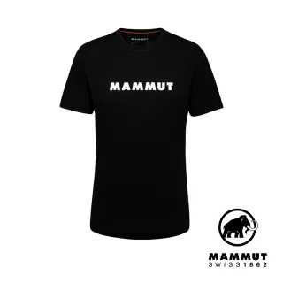 【Mammut 長毛象】Mammut Core T-Shirt Men Logo 輕便機能短袖T 男款 黑色 #1017-04030(網路獨家限定)